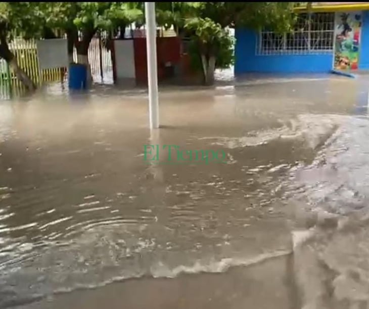 Kínder Célestin Freinet se inunda por las lluvias 