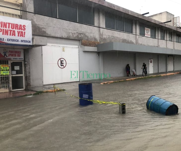 Inundaciones en Ciudad Frontera moviliza autoridades