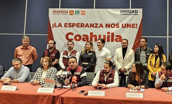 Morena presume que Sheinbaum “unificó” a partidos políticos en Coahuila