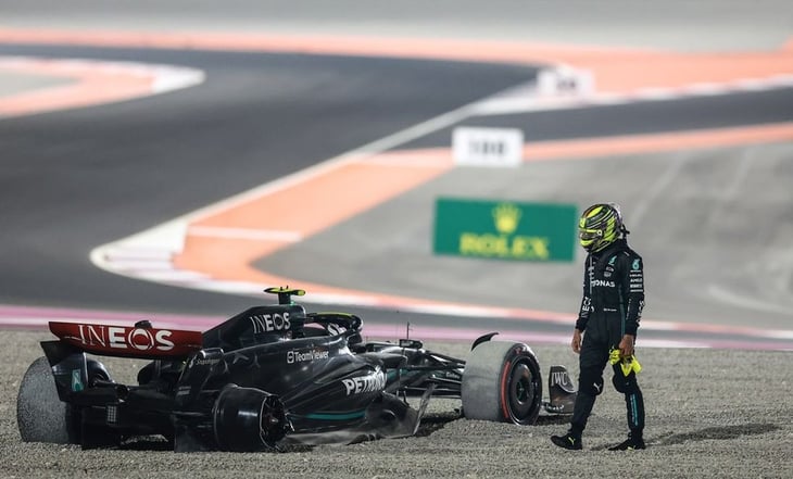 Acepta Lewis Hamilton que fue el culpable de chocar con George Russell durante el Gran Premio de Qatar
