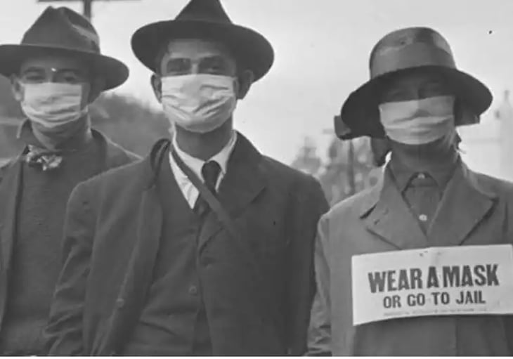 Los jóvenes sanos no eran más vulnerables a la pandemia de gripe de 1918