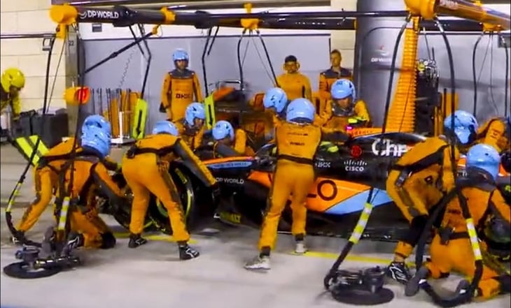 McLaren registró durante el GP de Qatar el pit stop más rápido en la historia de la Fórmula 1
