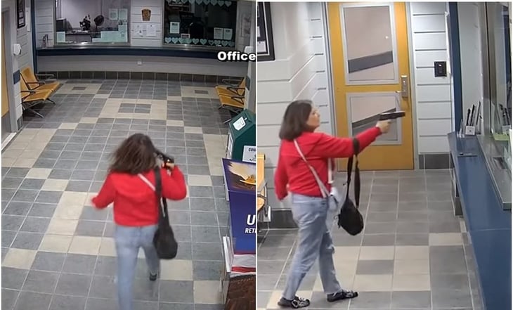 VIDEO: Mujer dispara en comisaría de Connecticut; agentes intentaron negociar