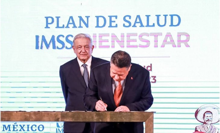 Julio Menchaca firma acuerdo IMSS-Bienestar para proporcionar cobertura de salud a todos los hidalguenses