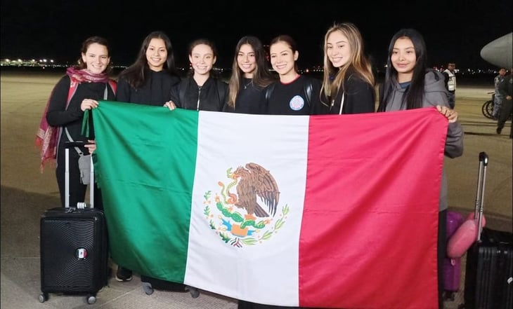 Blajaith Aguilar y gimnastas mexicanas aseguran que 'Salimos de Israel en el momento exacto'