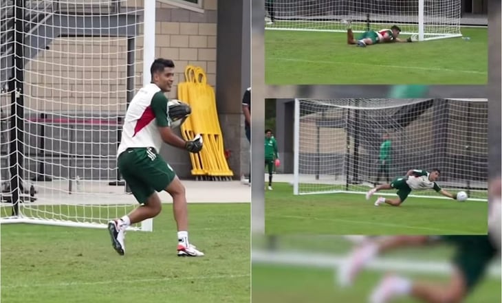 VIDEO: Selección Mexicana presume a Raúl Jiménez y sus habilidades en la portería