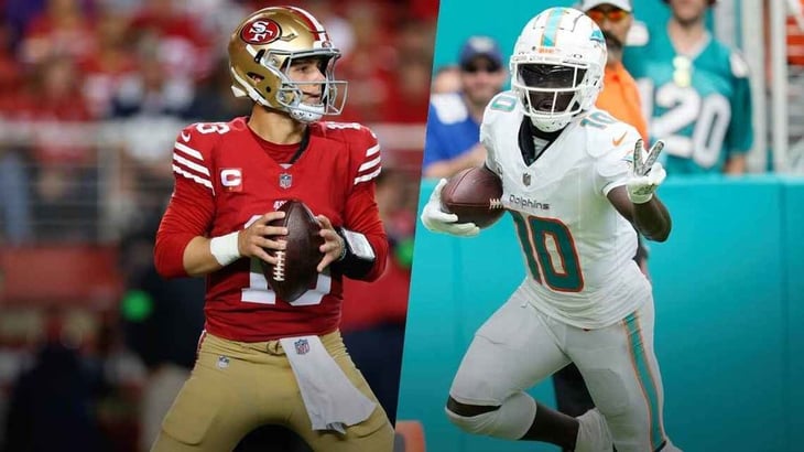 49ers y Dolphins, ofensivas que están rompiendo récords en la NFL