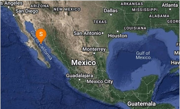 No se reportan daños por 2 sismos de 4.0 y 4.3 de magnitud registrados en el Mar de Cortés cerca de Guaymas