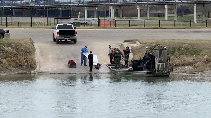 Rescatan cuerpo del Río Bravo, lo localizan a la altura del Shelby Park 