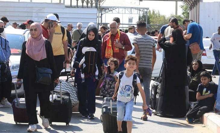 Egipto no admite que extranjeros salgan de Gaza si no se deja entrar ayuda humanitaria