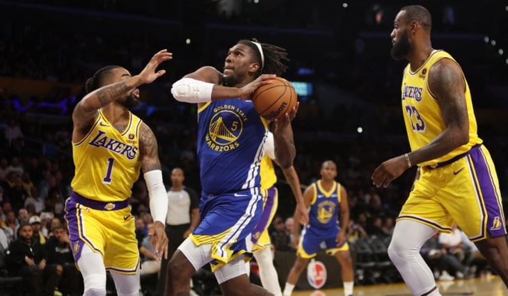 Warriors y Lakers se brindan en postemporada con un partidazo
