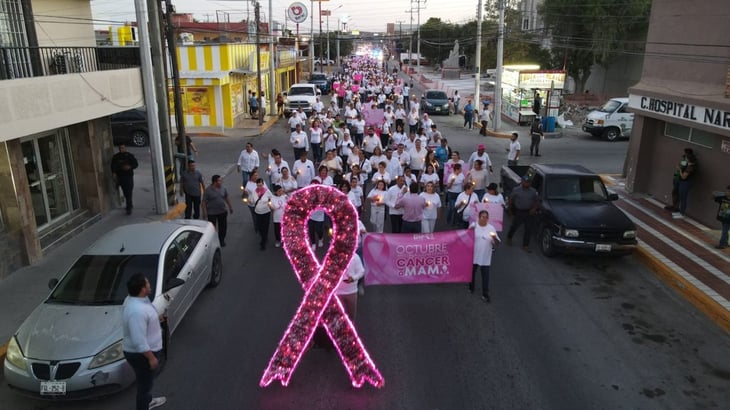 DIF realiza caminata por la lucha contra el cáncer de mama