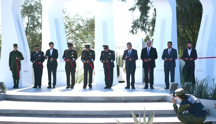 Inaugura MARS monumento a Niños Héroes en XI Región Militar