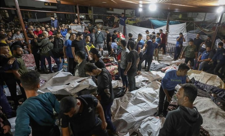 Gobierno de México condena enérgicamente bombardeo a hospital en Gaza que dejó cientos de muertos