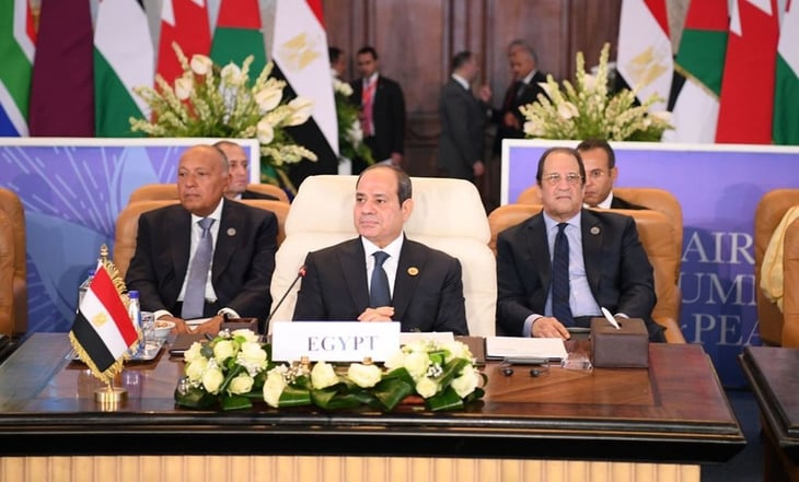 Dirigentes reunidos en cumbre en Egipto piden 'alto el fuego' y ayuda para Gaza