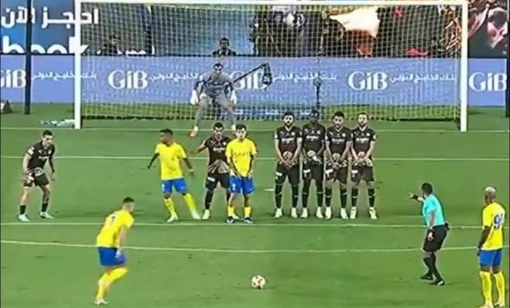 VIDEO: Cristiano Ronaldo marca extraordinario gol de tiro libre para darle la victoria al Al-Nassr