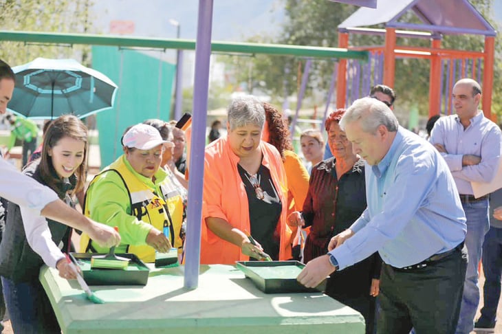 Alcalde 'Chema' Fraustro intensifica trabajos de 'Saltillo me Gusta de Colores' 