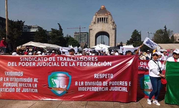 Poder Judicial: Alistan marcha en el Monumento a la Revolución contra desaparición de fideicomisos
