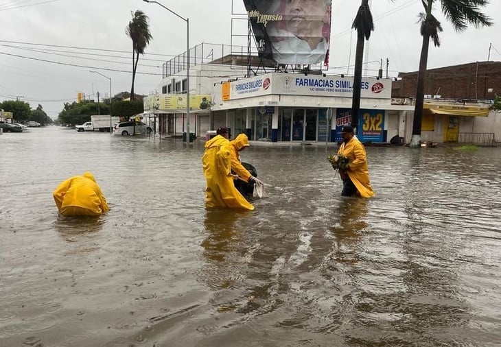 Por la tormenta tropical 'Norma' suspenden clases en Sinaloa
