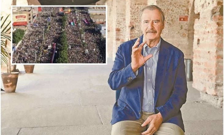 Vicente Fox confunde protestas pro-palestina con marcha en defensa del Poder Judicial