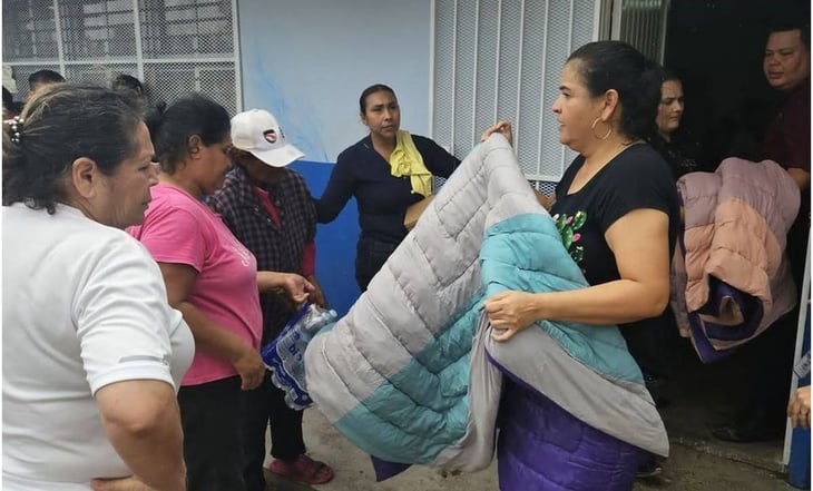 Tras el paso de 'Norma' rescatan y trasladan a familias a albergues en Sinaloa