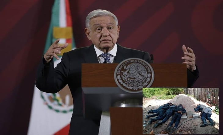 Ya lo estamos atendiendo, fue una emboscada, dice AMLO por asesinato de 13 policías en Guerrero