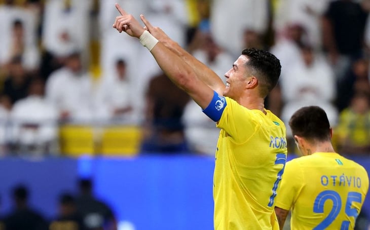 Cristiano Ronaldo marcó dos goles en la goleada del Al Nassr