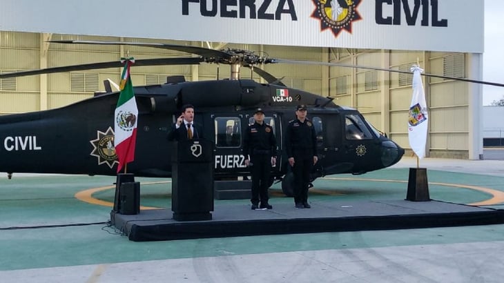 Helicóptero Black Hawk llega a Nuevo León, reforzará la seguridad 