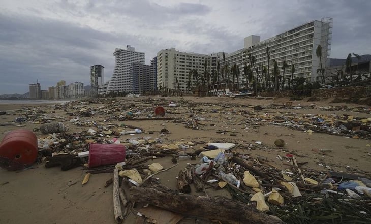 Huracán 'Otis' afectó 80% de hoteles en Acapulco, reporta la gobernadora de Guerrero