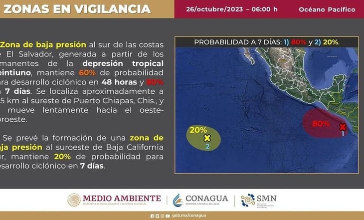 Tras devastación de 'Otis', llegará ciclón 'Pilar' a costas del Pacífico de México