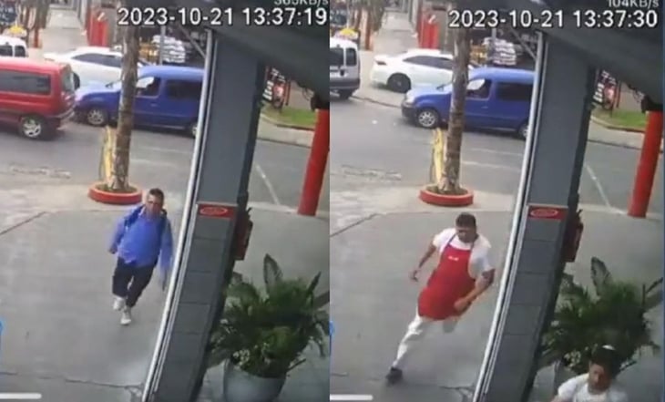 VIDEO: Iba tarde al trabajo en Argentina y lo confundieron con un ladrón; la policía lo rescató