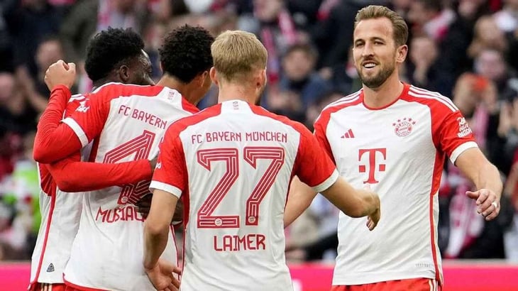 Bayern Munich metió ocho goles en el segundo tiempo