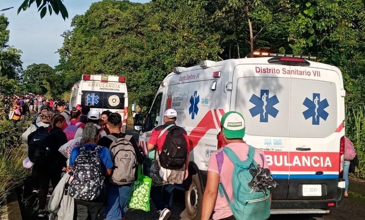 Sale de Tapachula caravana con más de 5 mil migrantes rumbo a EU