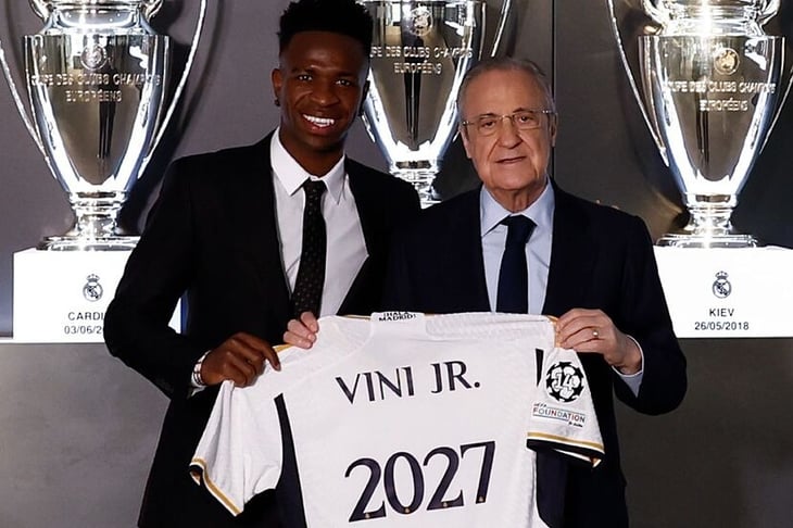 Vinícius renueva su contrato con el Real Madrid hasta 2027
