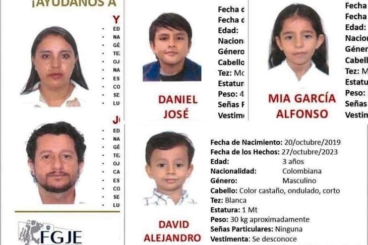 Comando armado plagia a familia colombiana en Zacatecas 