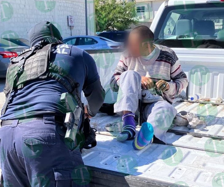 Detienen a presunto ladrón de cableado de Telmex en Monclova