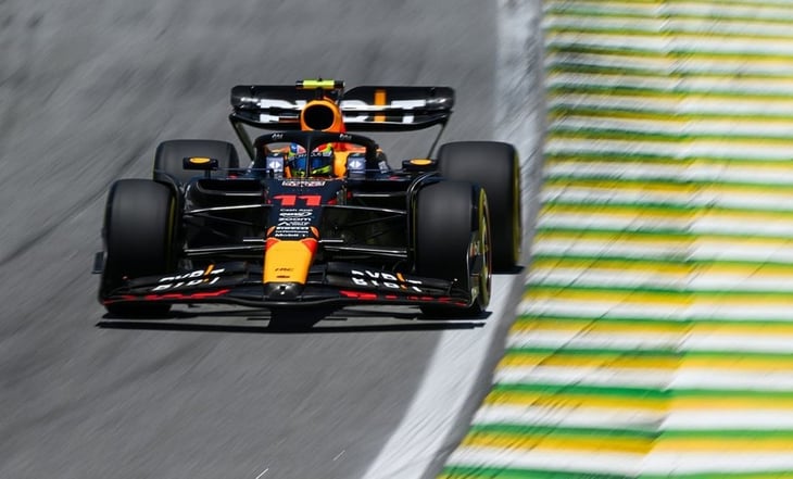 Checo Pérez largará tercero en la carrera sprint del GP de Brasil