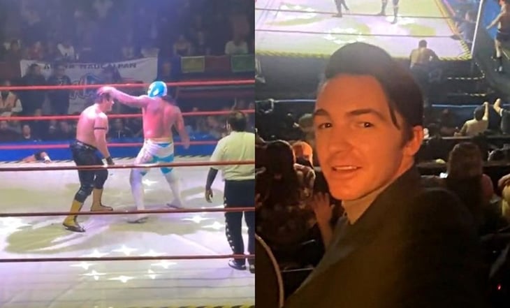 ¡Fan de México! Drake Bell debuta como presentador de lucha libre en la Arena Naucalpan