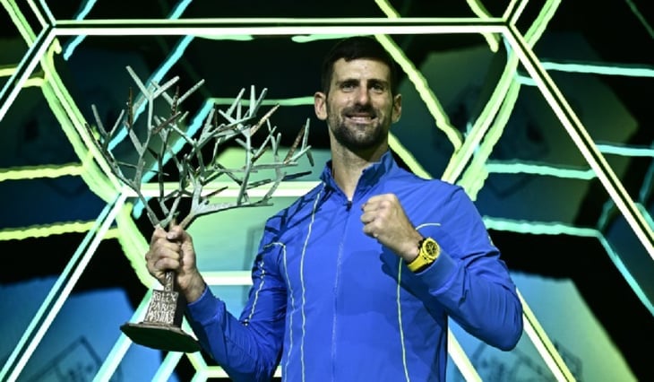 Novak Djokovic, 40 veces campeón de Masters 1000; séptimo en París