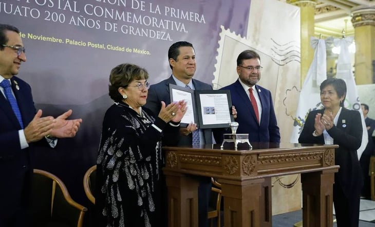 Servicio Postal Mexicano cancela estampilla 'Guanajuato 200 años de Grandeza'