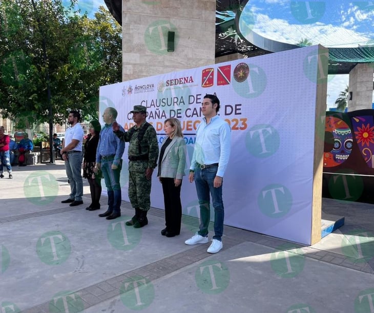 Campaña 'Canje de Armas' concluye con resultado positivo en Monclova