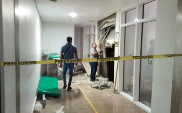 Falla elevador del IMSS en Nuevo León; camillero casi queda prensado