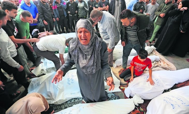 Muertos en Gaza por ataques israelíes suman a 10 mil 818; más de 4 mil son niños