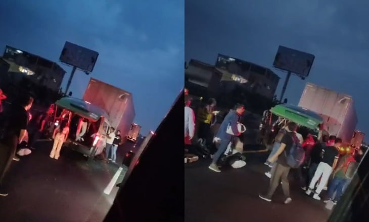 Accidente en el Circuito Exterior Mexiquense deja al menos 15 lesionados y caos vial