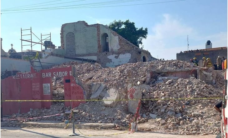 Derrumbe de edificio deja 2 muertos y 4 heridos en Tampico, Tamaulipas