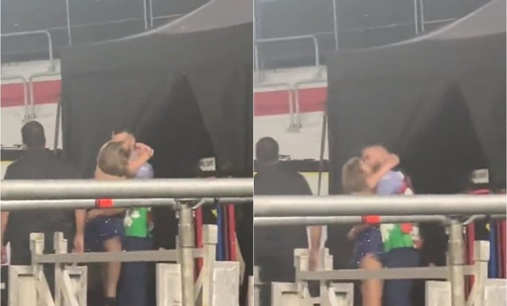 VIDEO: Taylor Swift y su espectacular beso a Travis Kelce en concierto