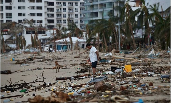 AMLO atribuye a 'un milagro' que no hubo tantos fallecidos en Acapulco por huracán 'Otis'