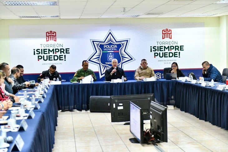 Se informa que esta semana hubo una disminución en los delitos en Torreón, El Alcalde solicita fortalecer la estrategia de seguridad
