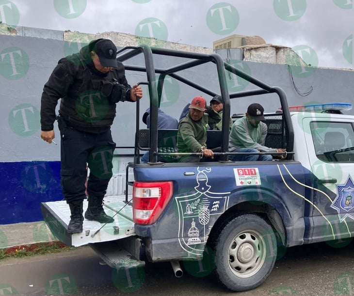 Operativo 'barrido' en el sector Oriente de Monclova deja cinco detenidos