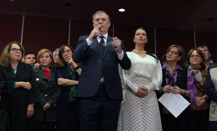 Líderes del Senado celebran decisión de Marcelo Ebrard de no renunciar a Morena